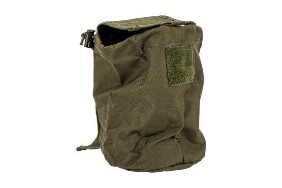 The Red Rock Gear folding ammo dump pouch is compatible with MOLLE attachments